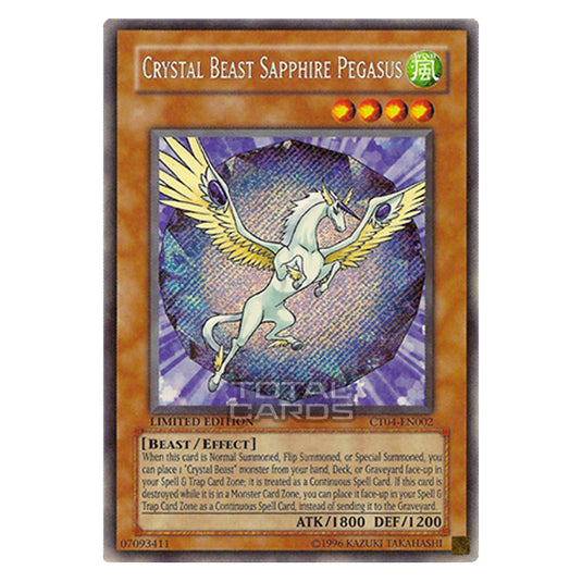Yu-Gi-Oh! - Collector's Tins 2007 - Crystal Beast Sapphire Pegasus (Secret Rare) CT04-EN002