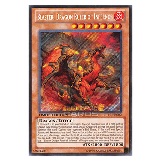 Yu-Gi-Oh! - Collector's Tin 2013 - Blaster, Dragon Ruler of Infernos (Secret Rare) CT10-EN002