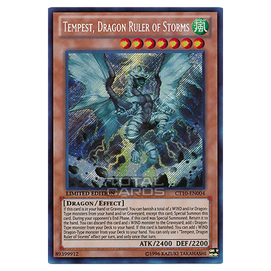 Yu-Gi-Oh! - Collector's Tin 2013 - Tempest, Dragon Ruler of Storms (Secret Rare) CT10-EN004