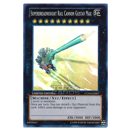 Yu-Gi-Oh! - Collector's Tin 2013 - Superdreadnought Rail Cannon Gustav Max (Super Rare) CT10-EN007
