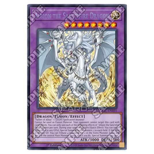 Yu-Gi-Oh! - Cyberstorm Access - Albion the Sanctifire Dragon (Secret Rare) CYAC-EN035