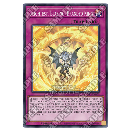 Yu-Gi-Oh! - Cyberstorm Access - Brightest, Blazing, Branded King (Common) CYAC-EN070