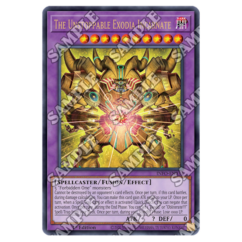 Yu-Gi-Oh! - The Infinite Forbidden - The Unstoppable Exodia Incarnate Yu-Gi-Oh! - The Infinite Forbidden - The Unstoppable Exodia Incarnate