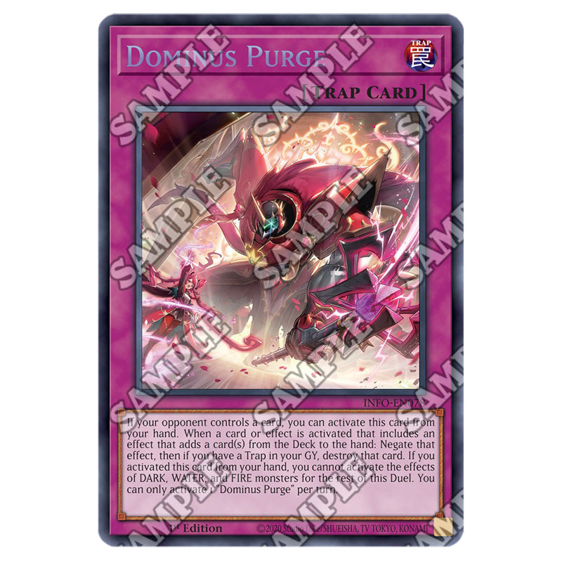 yugioh dominus cards Yu-Gi-Oh! - The Infinite Forbidden - Dominus Purge (Secret Rare)