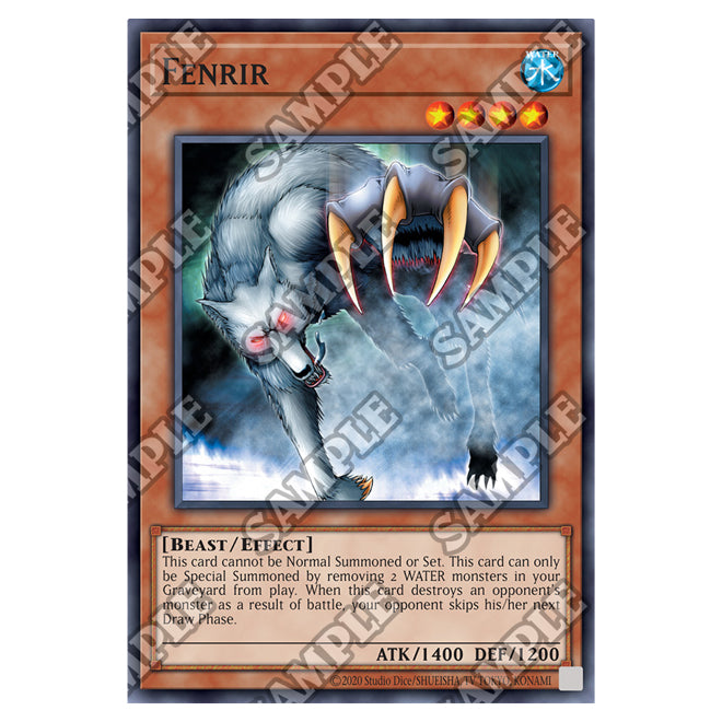 Yu-Gi-Oh! - Invasion of Chaos - 25th Anniversary Reprint - Fenrir (Com Yu-Gi-Oh! - Invasion of Chaos - 25th Anniversary Reprint - Fenrir (Com
