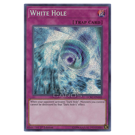 Yu-Gi-Oh! - Legendary Collection Kaiba Mega Pack - White Hole (Secret Rare) LCKC-EN102
