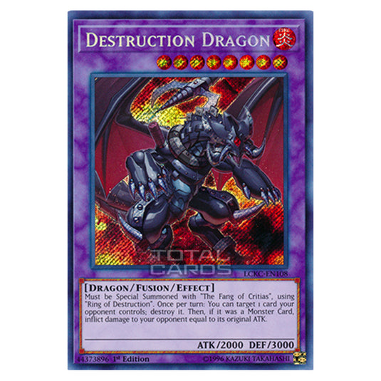 Yu-Gi-Oh! - Legendary Collection Kaiba Mega Pack - Destruction Dragon (Secret Rare) LCKC-EN108
