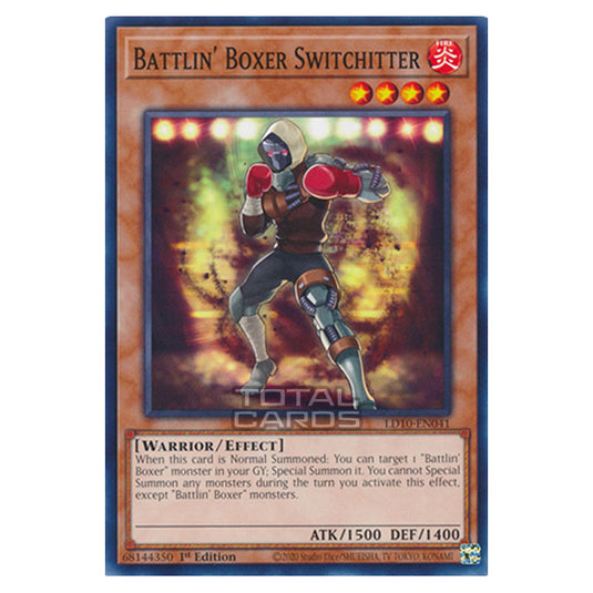Yu-Gi-Oh! - Legendary Duelists: Soulburning Volcano - Battlin' Boxer Switchitter (Common) LD10-EN041
