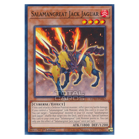 Yu-Gi-Oh! - Legendary Duelists: Soulburning Volcano - Salamangreat Jack Jaguar (Common) LD10-EN047