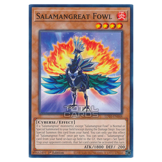 Yu-Gi-Oh! - Legendary Duelists: Soulburning Volcano - Salamangreat Fowl (Common) LD10-EN048