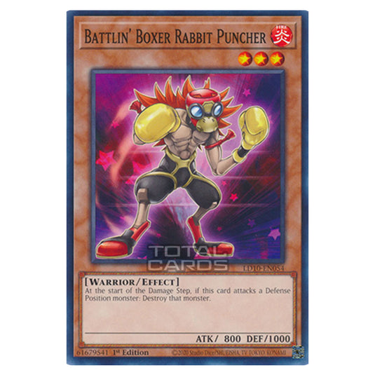 Yu-Gi-Oh! - Legendary Duelists: Soulburning Volcano - Battlin' Boxer Rabbit Puncher (Common) LD10-EN054