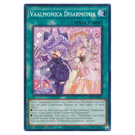 Yu-Gi-Oh! - Legacy of Destruction - Vaalmonica Disarmonia (Common) LEDE-EN066