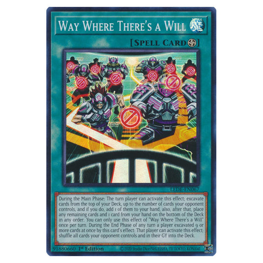 Yu-Gi-Oh! - Legacy of Destruction - Way Where There's a Will (Super Rare) LEDE-EN067