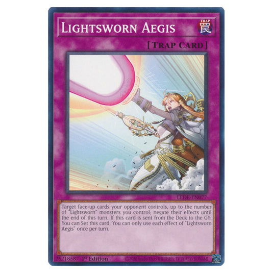 Yu-Gi-Oh! - Legacy of Destruction - Lightsworn Aegis (Common) LEDE-EN077