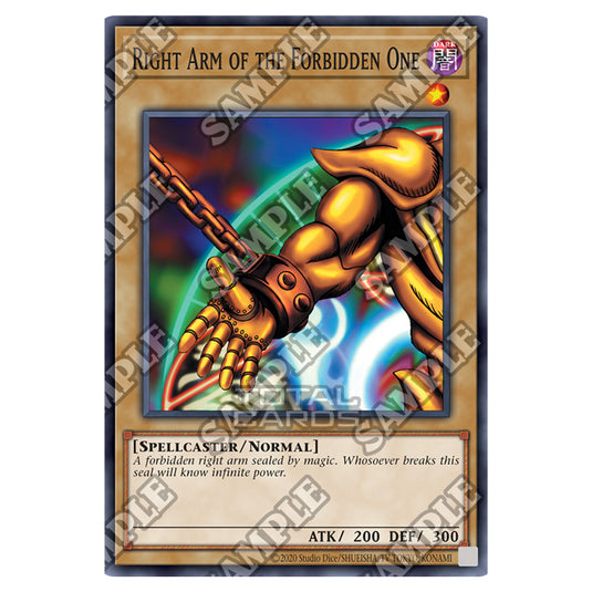 Yu-Gi-Oh! - Legend of Blue-Eyes White Dragon - 25th Anniversary Reprint - Right Arm of the Forbidden One (Ultra Rare) LOB-25-EN122