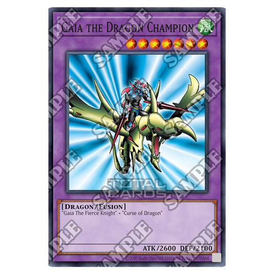 Yu-Gi-Oh! - Legend of Blue-Eyes White Dragon - 25th Anniversary Reprint - Gaia the Dragon Champion (Secret Rare) LOB-25-EN125