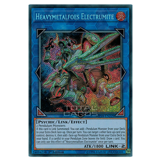 Yu-Gi-Oh! - 2018 Mega-Tin Mega Pack - Heavymetalfoes Electrumite (Secret Rare) MP18-EN229