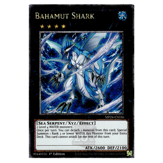 Bahamut Shark MP24-EN036 card from the Yu-Gi-Oh! set Dueling Mirrors