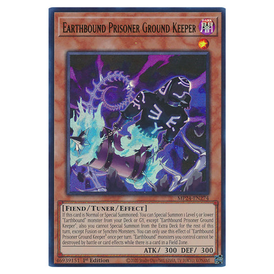 Earthbound Prisoner Ground Keeper MP24-EN274 card from the Yu-Gi-Oh! set Dueling Mirrors