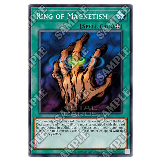 Yu-Gi-Oh! - Metal Raiders - 25th Anniversary Reprint - Ring of Magnetism (Common) MRD-25-EN139