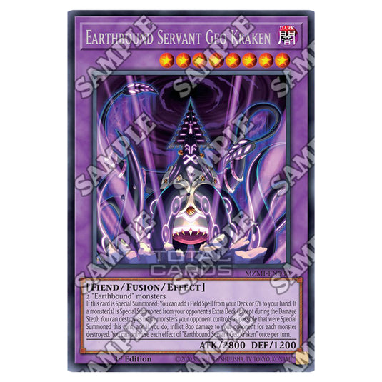 Yu-Gi-Oh! - Maze of Millennia - Earthbound Servant Geo Kraken (Rare) MZMI-EN030