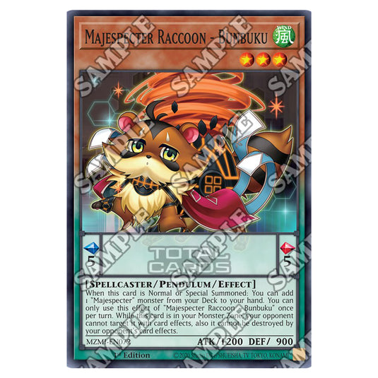 Yu-Gi-Oh! - Maze of Millennia - Majespecter Raccoon - Bunbuku (Super Rare) MZMI-EN072