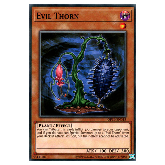 Yu-Gi-Oh! - OTS Tournament Pack 14 - Evil Thorn (Common) OP14-EN015