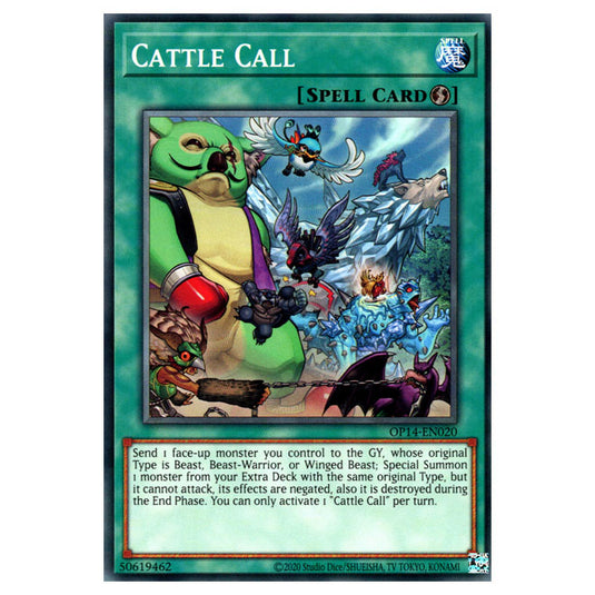 Yu-Gi-Oh! - OTS Tournament Pack 14 - Cattle Call (Common) OP14-EN020
