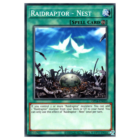 Yu-Gi-Oh! - OTS Tournament Pack 14 - Raidraptor - Nest (Common) OP14-EN023
