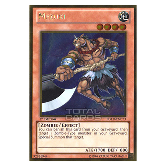 Yu-Gi-Oh! - Premium Gold - Mezuki (Gold Rare) PGLD-EN073