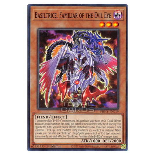 Yu-Gi-Oh! - Photon Hypernova - Basiltrice, Familiar of the Evil Eye (Common) PHHY-EN019