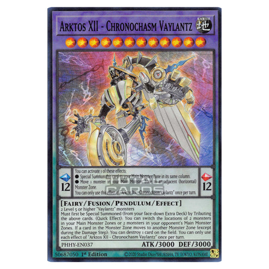 Yu-Gi-Oh! - Photon Hypernova - Arktos XII - Chronochasm Vaylantz (Super Rare) PHHY-EN037