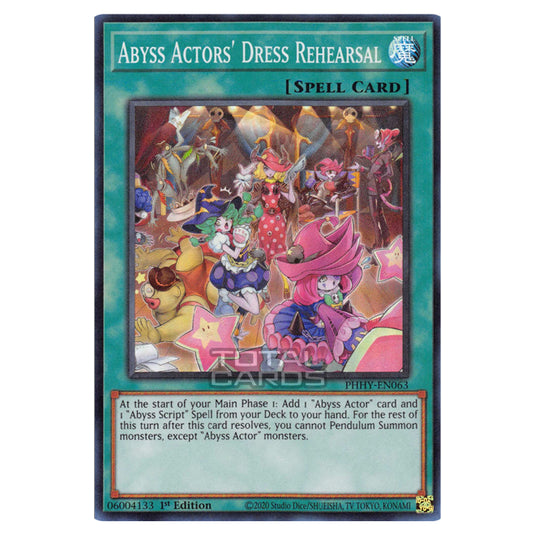 Yu-Gi-Oh! - Photon Hypernova - Abyss Actors' Dress Rehearsal (Super Rare) PHHY-EN063
