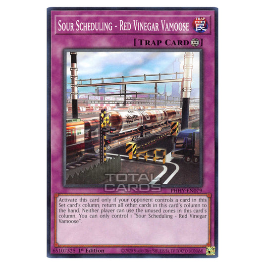 Yu-Gi-Oh! - Photon Hypernova - Sour Scheduling - Red Vinegar Vamoose (Common) PHHY-EN079