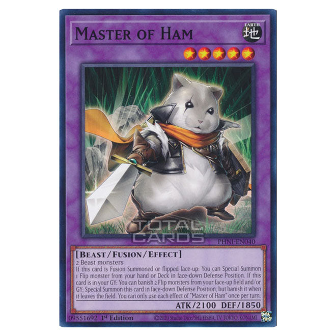 Yu-Gi-Oh! - Phantom Nightmare - Master of Ham (Common) PHNI-EN040 Yu-Gi-Oh! - Phantom Nightmare - Master of Ham (Common) PHNI-EN040