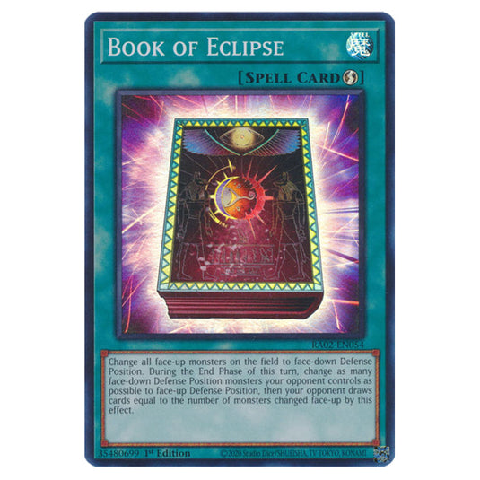 Book of Eclipse RA02-EN054 card from the Yu-Gi-Oh! set 25th Anniversary Rarity Collection II