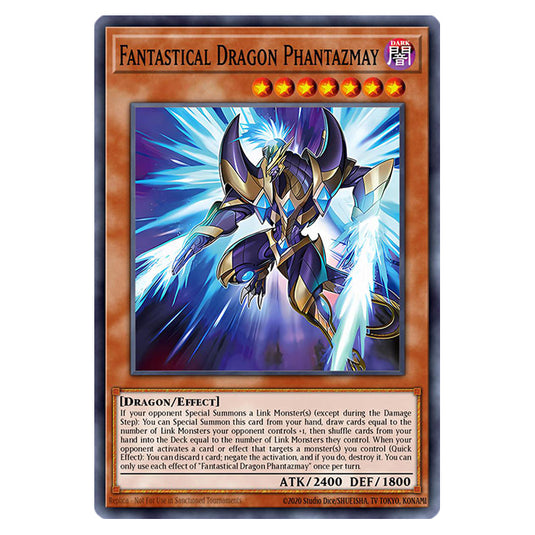 Fantastical Dragon Phantazmay (Alternate Art) RA02-EN013 card from the Yu-Gi-Oh! set 25th Anniversary Rarity Collection II