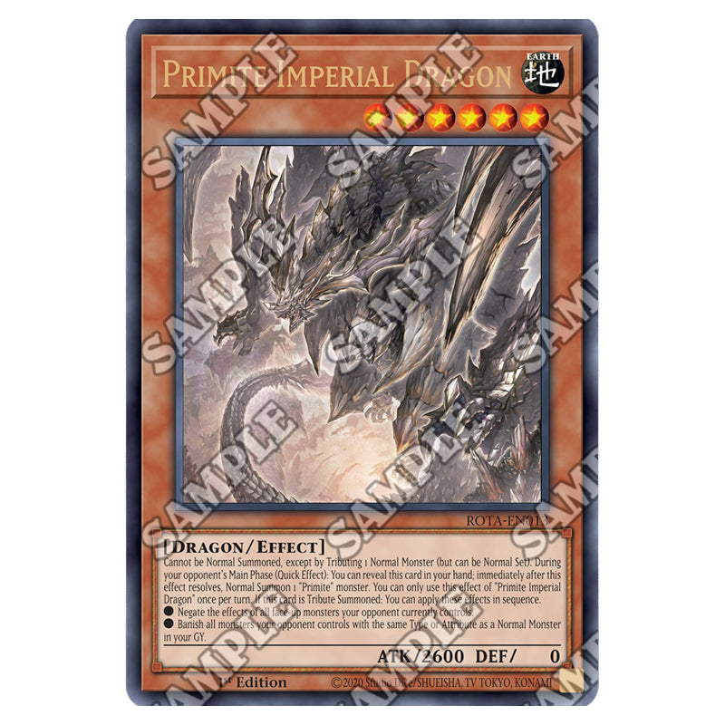 Yu-Gi-Oh! - Rage of the Abyss - Primite Imperial Dragon (Ultra Rare) R Yu-Gi-Oh! - Rage of the Abyss - Primite Imperial Dragon (Ultra Rare) R