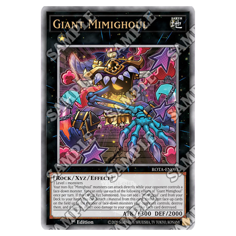 Yu-Gi-Oh! - Rage of the Abyss - Giant Mimighoul (Quarter Century Secre Yu-Gi-Oh! - Rage of the Abyss - Giant Mimighoul (Quarter Century Secre