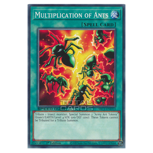 Yu-Gi-Oh! - Speed Duel: Streets of Battle City - Multiplication of Ants (Common) SBC1-END13