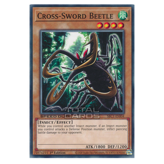 Yu-Gi-Oh! - Speed Duel: Streets of Battle City - Cross-Sword Beetle (Common) SBC1-ENI04