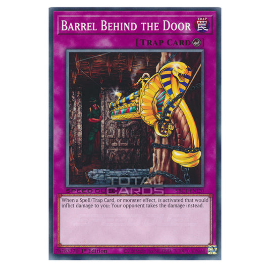 Yu-Gi-Oh! - Speed Duel: Streets of Battle City - Barrel Behind the Door (Common) SBC1-ENI20