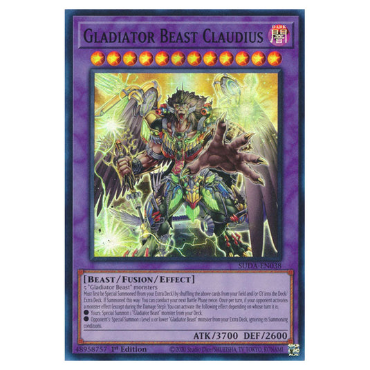 Hallo, the Spirit of Tricks SUDA-EN026 card from the Yu-Gi-Oh! set Supreme Darkness