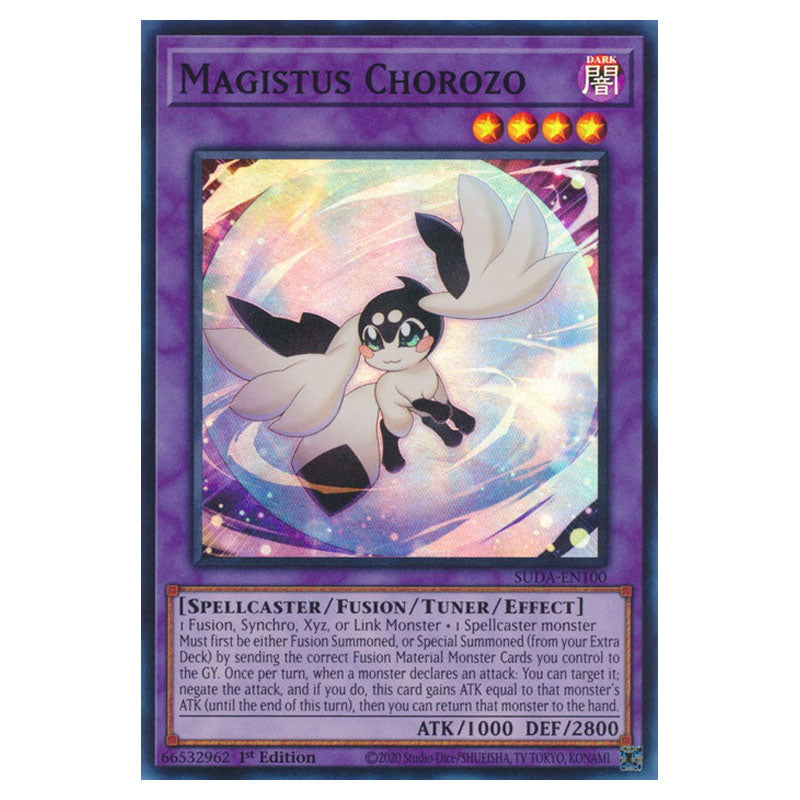 Yu-Gi-Oh! - Supreme Darkness - Magistus Chorozo (Super Rare) SUDA-EN10 Yu-Gi-Oh! - Supreme Darkness - Magistus Chorozo (Super Rare) SUDA-EN10