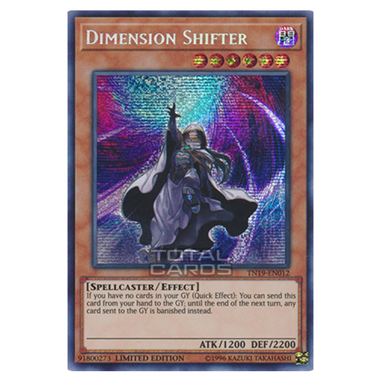 Yu-Gi-Oh! - 2019 Gold Sarcophagus Tin - Dimension Shifter (Prismatic Secret Rare) TN19-EN012