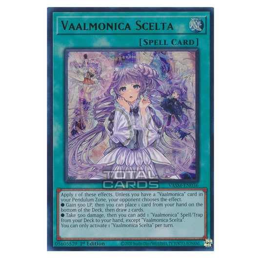 Yu-Gi-Oh! - Valiant Smashers - Vaalmonica Scelta (Ultra Rare) VASM-EN036