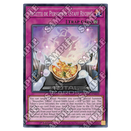 Yu-Gi-Oh! - Wild Survivors - Recette de Personnel (Staff Recipe) (Rare) WISU-EN039