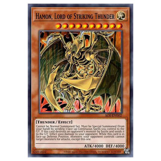 Yu-Gi-Oh! - Structure Deck - Legend of the Crystal Beasts - Hamon, Lord of Striking Thunder (Common) SDCB-EN011
