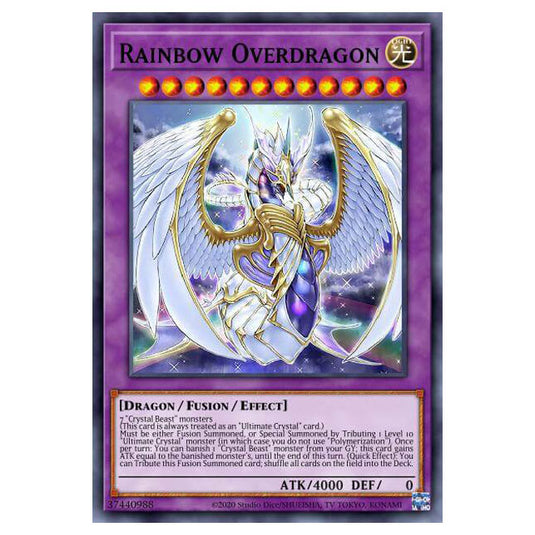 Yu-Gi-Oh! - Structure Deck - Legend of the Crystal Beasts - Rainbow Overdragon (Super Rare) SDCB-EN043