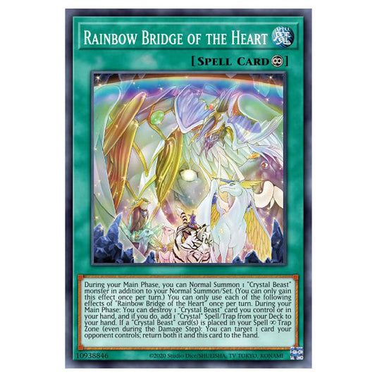 Yu-Gi-Oh! - Structure Deck - Legend of the Crystal Beasts - Rainbow Bridge of the Heart (Ultra Rare) SDCB-EN045